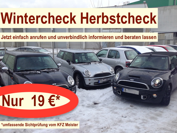 Wintercheck Herbstcheck Berlin Automobil